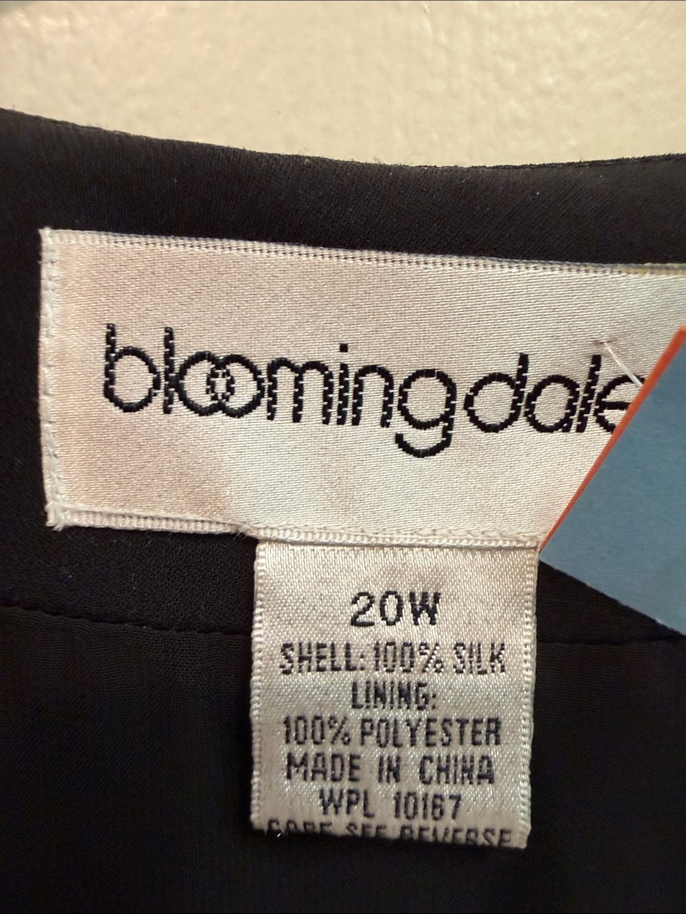Bloomingdale's Silk Maxi Dress with White & Pearlized Bead V-Neck Trim - Picture 2 of 5